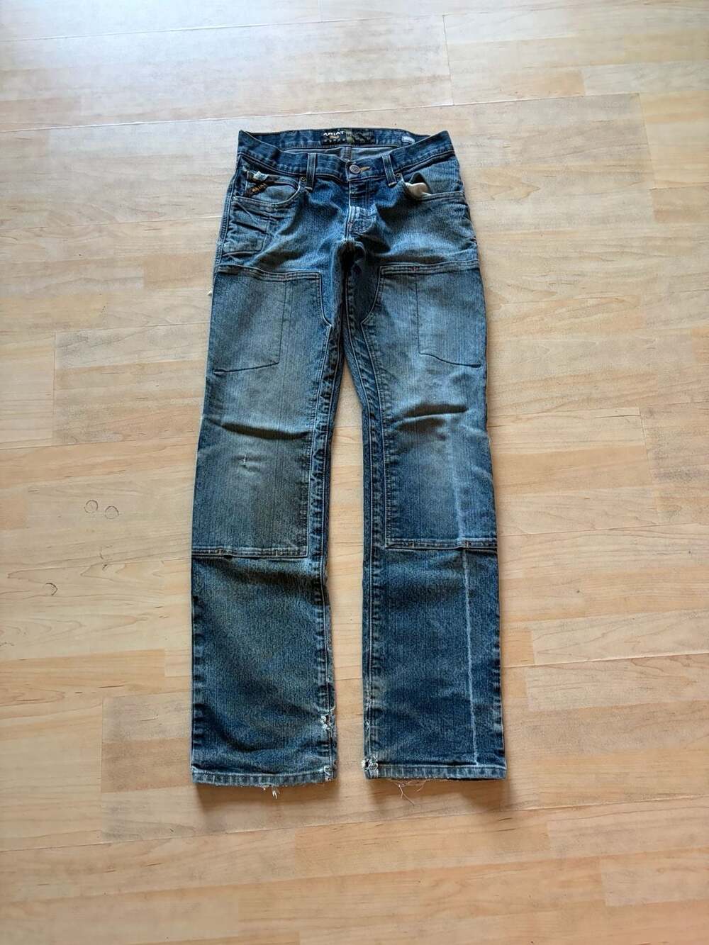 Ariat Rebar M5 Straight Leg Size 30/34 Blue Denim Jeans